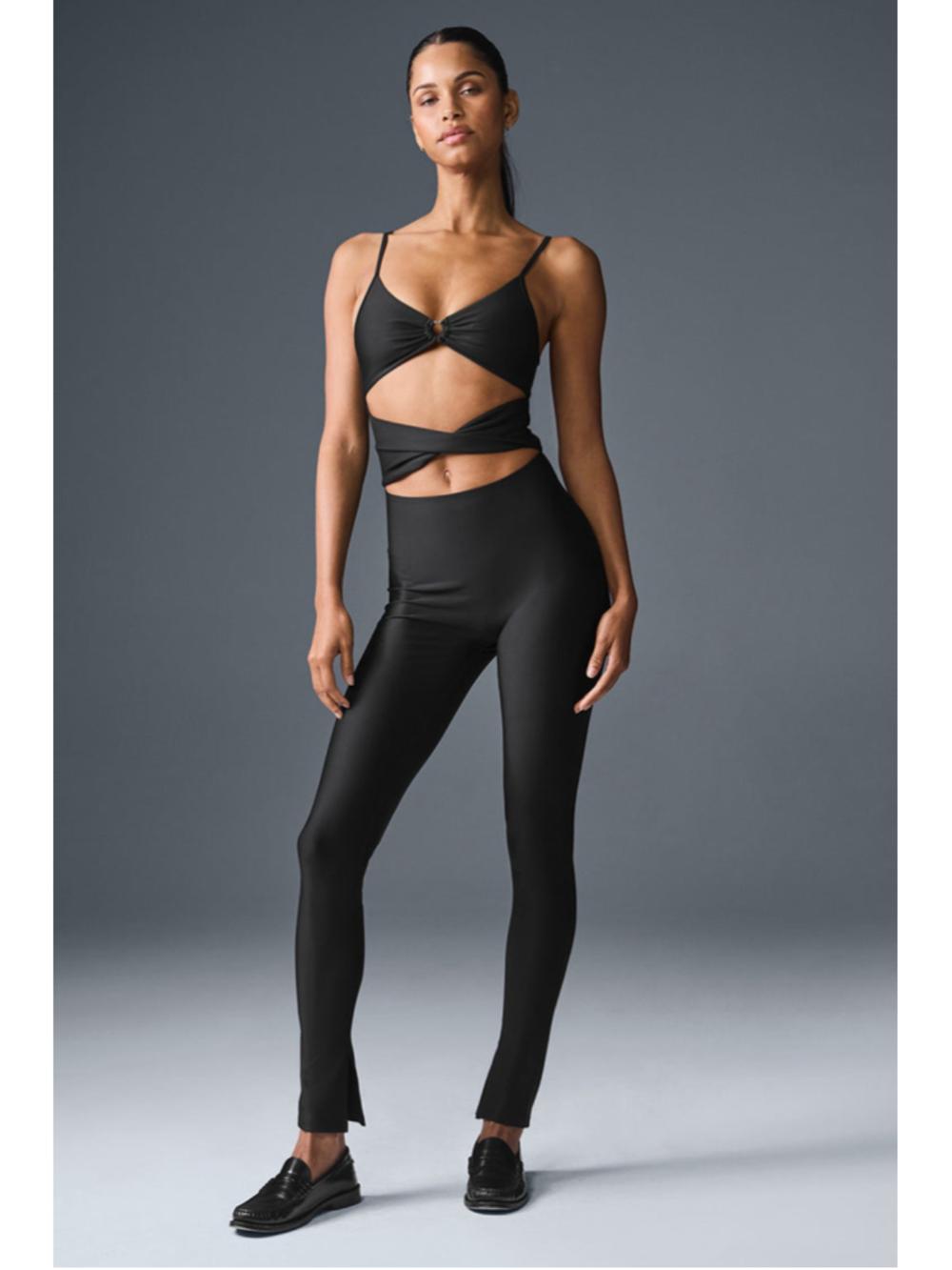 ALO Yoga Airlift A-List Onesie Black Size XS